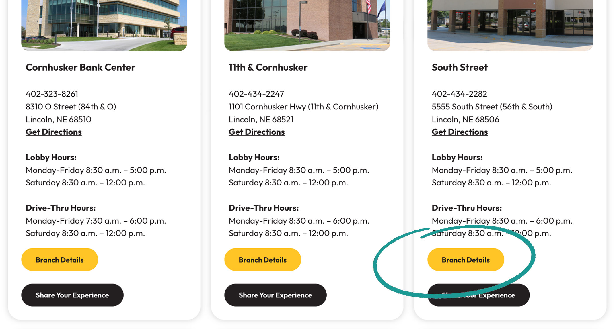 branch locations
