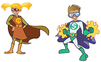The youth characters Bill and Penny