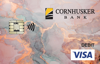 Pink Marble Debit Card