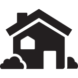 Icon image of a house